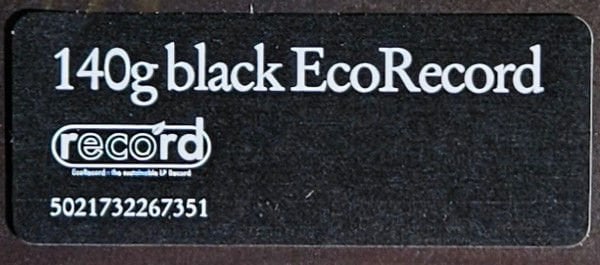 COLDPLAY - PARACHUTES (2000) - LP 140GR 2024 ECORECORD EDITION BLACK VINYL SIFIR PLAK