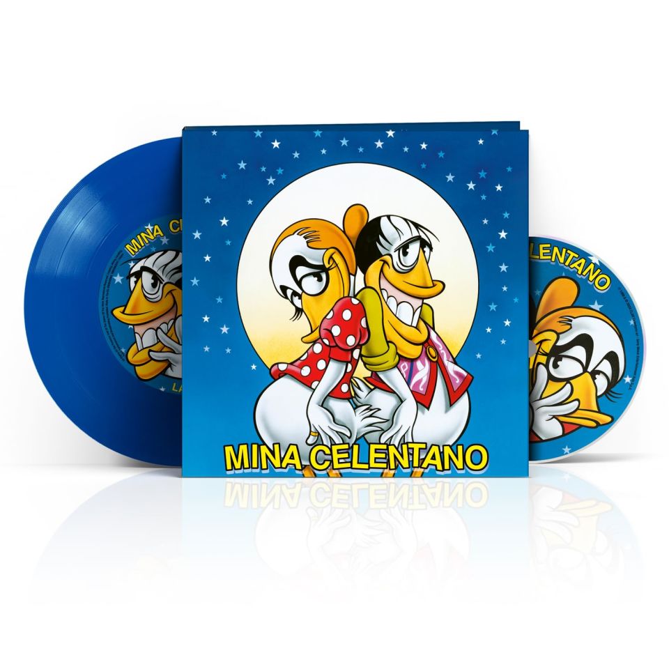 MINA & ADRIANO CELENTANO -  MINA CELENTANO - CD + 7'' 45RPM RENKLİ 45'LİK SIIFIR PLAK