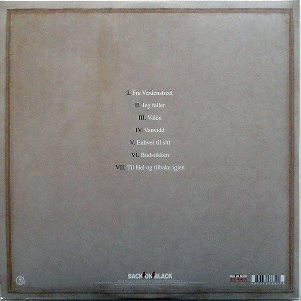 BURZUM – FALLEN (2011) - LP BLACK METAL SIFIR PLAK