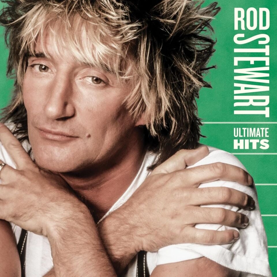 ROD STEWART - ULTIMATE HITS (2025) - 2xLP COMPILATION HALF GREEN HALFWHITE COLOURED EDITION SIFIR PLAK