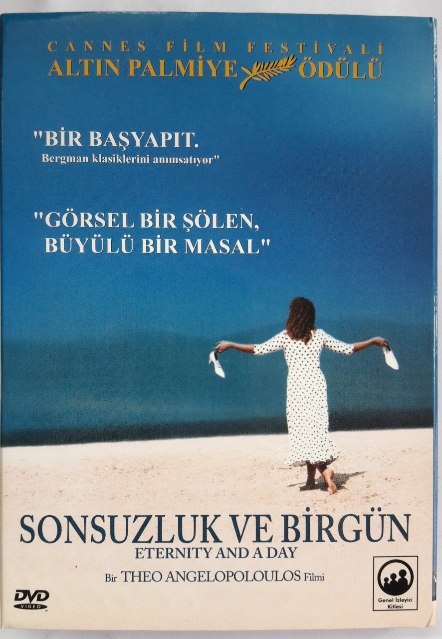 SONSUZLUK VE BİR GÜN - ETERNITY AND A DAY - Μια αιωνιότητα και μια μέρα BRUNO GANZ - THEO ANGELOPOULOS - DVD 2.EL