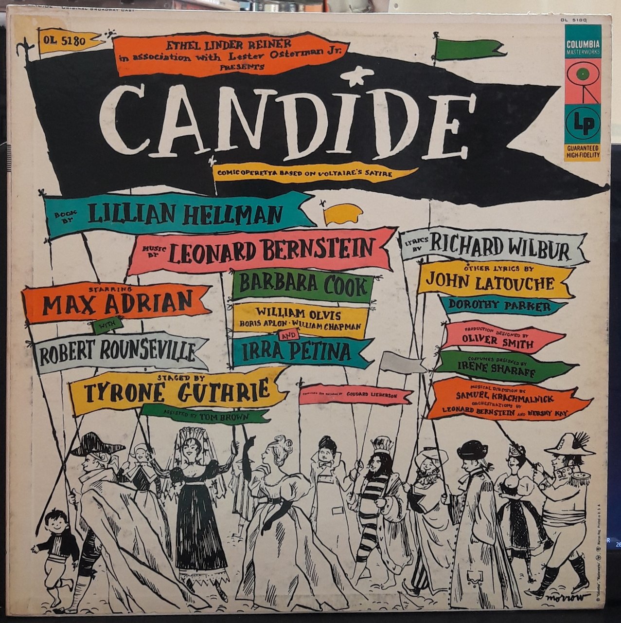 CANDIDE - LEONARD BERNSTEIN - ORIGINAL BROADWAY CAST - PLAK 2.EL