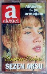 SEZEN AKSU - CUMARTESİ TÜRKÜSÜ (1996) - KASET AKTÜEL PROMO SIFIR