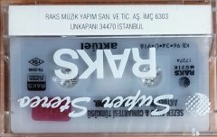 SEZEN AKSU - CUMARTESİ TÜRKÜSÜ (1996) - KASET AKTÜEL PROMO SIFIR