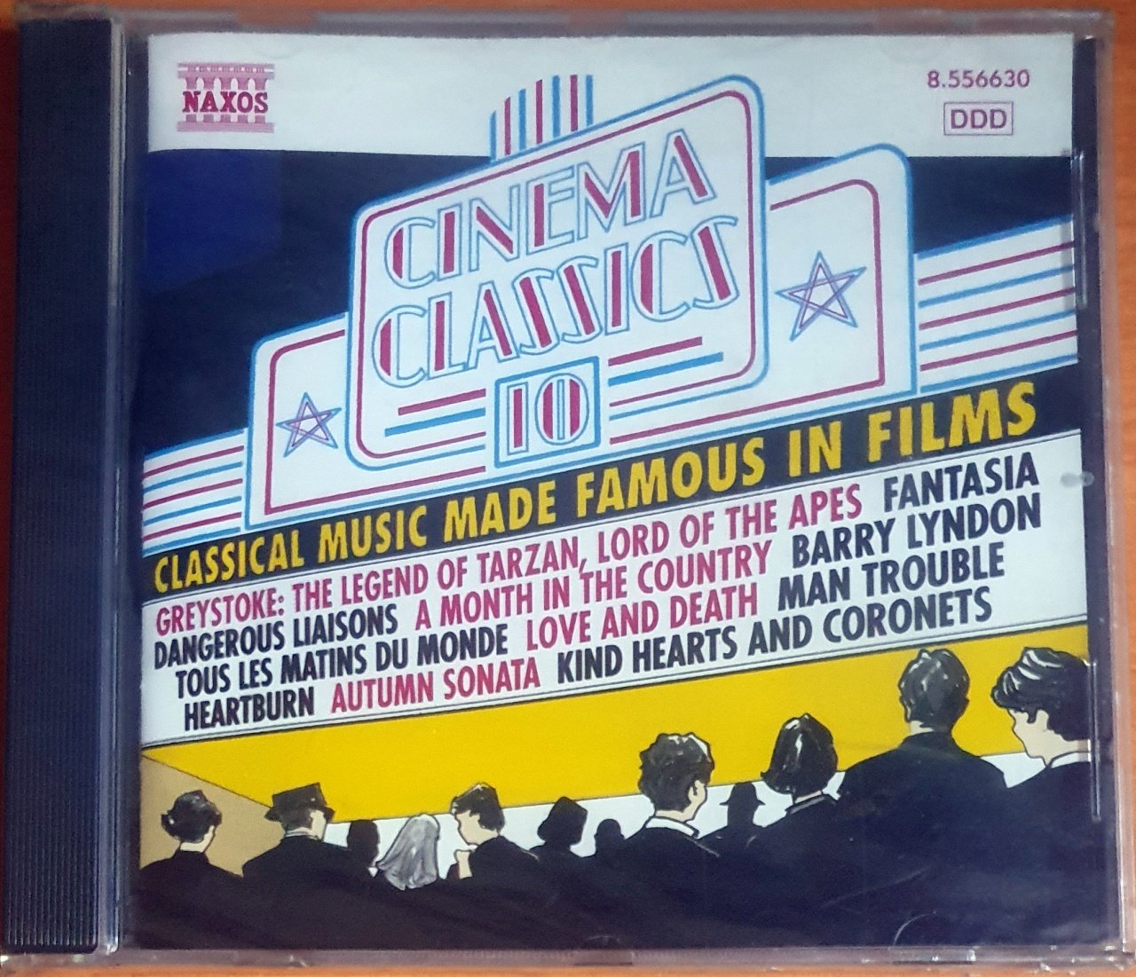 CINEMA CLASSICS 10 / CLASSICAL MUSIC MADE FAMOUS IN FILMS / HANDEL, MENDELSSOHN, MARAIS, ELGAR, CHOPIN, BACH, MOZART (1998) - CD SIFIR