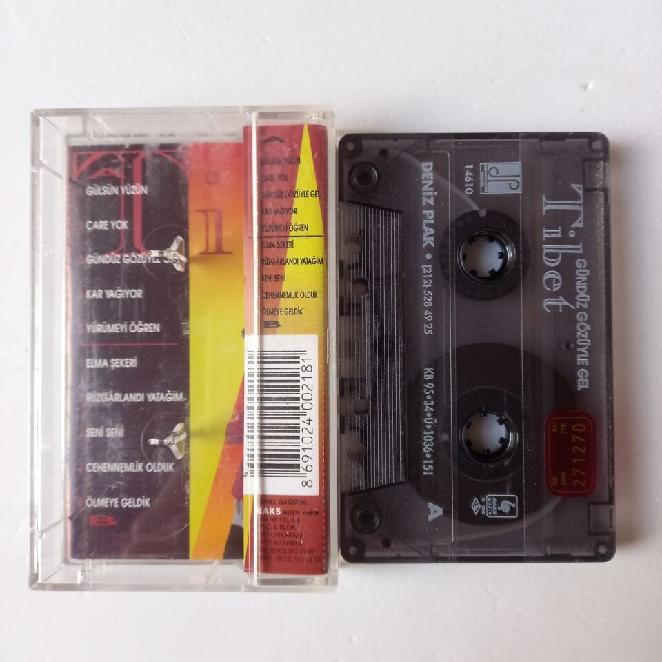 TİBET - GÜNDÜZ GÖZÜYLE GEL (1995) - KASET 2.EL