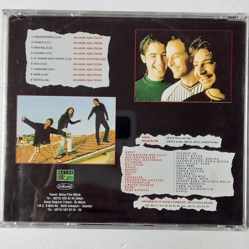 AŞKA ÖZLEM - AŞKA ÖZLEM (1999) - CD 2.EL