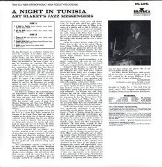 ART BLAKEY - A NIGHT IN TUNISIA (1961) - LP SIFIR PLAK