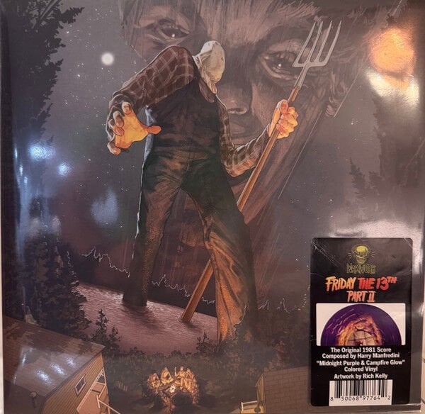 FRIDAY THE 13TH PART II SOUNDTRACK - HARRY MANFREDINI (1981) - 2025 LP COLOURED SIFIR PLAK