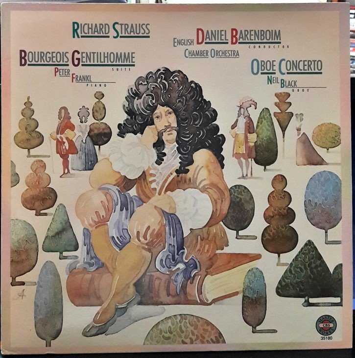 STRAUSS,R.: BOURGEOIS GENTILHOMME, OBOE CONCERTO, ENGLISH CHAMBER ORCHESTRA, DANIEL BARENBOIM (1979) - PLAK 2.EL