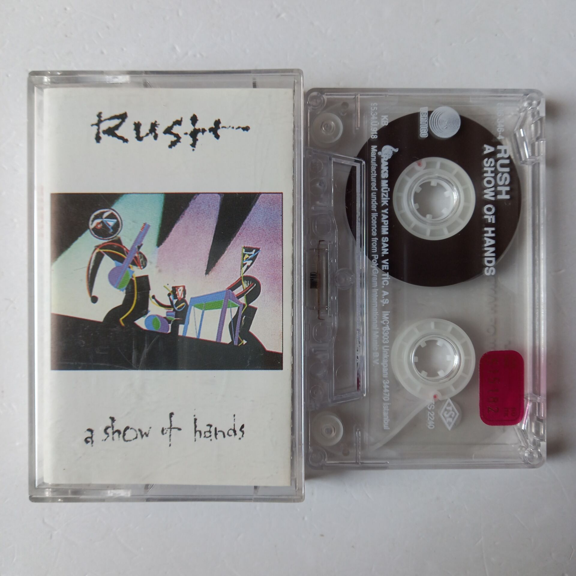 RUSH - A SHOW OF HANDS (1995) - KASET 2.EL