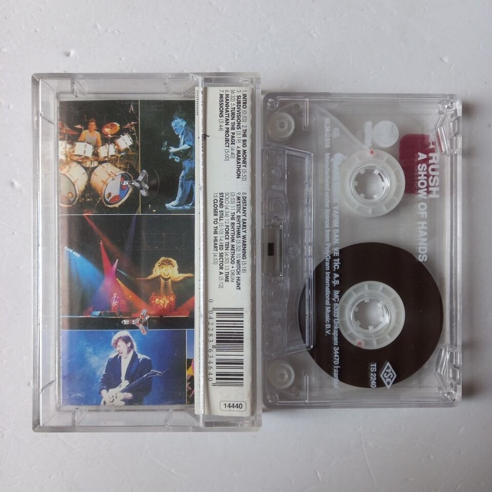 RUSH - A SHOW OF HANDS (1995) - KASET 2.EL