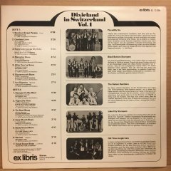 DIXIIELAND IN SWITZERLAND BLUES, OLD TIME JAZZ VOLUME 1 1981 2.EL PLAK