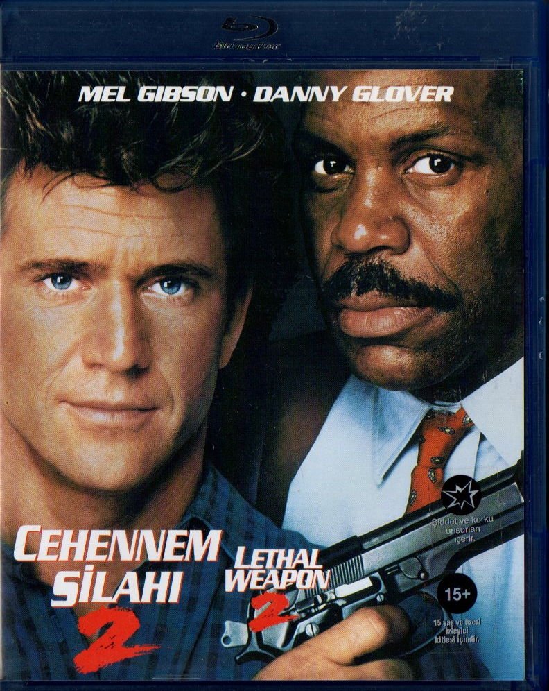 LETHAL WEAPON 2 - CEHENNEM SİLAHI 2 - MEL GIBSON, DANNY GLOVER - BLU-RAY 2.EL