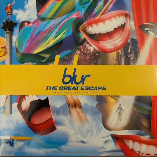 BLUR - THE GREAT ESCAPE (1995) - 2LP 2025 30TH ANNIVERSARY EDITION YELLOW & BLUE TRANSPARENT VINYL GATEFOLD SIFIR PLAK