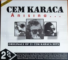 CEM KARACA ANISINA - ORIGINALS OF 21 CEM KARACA HITS (2004) YAVUZ 2CD 2.EL