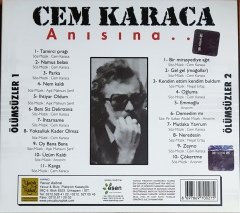 CEM KARACA ANISINA - ORIGINALS OF 21 CEM KARACA HITS (2004) YAVUZ 2CD 2.EL