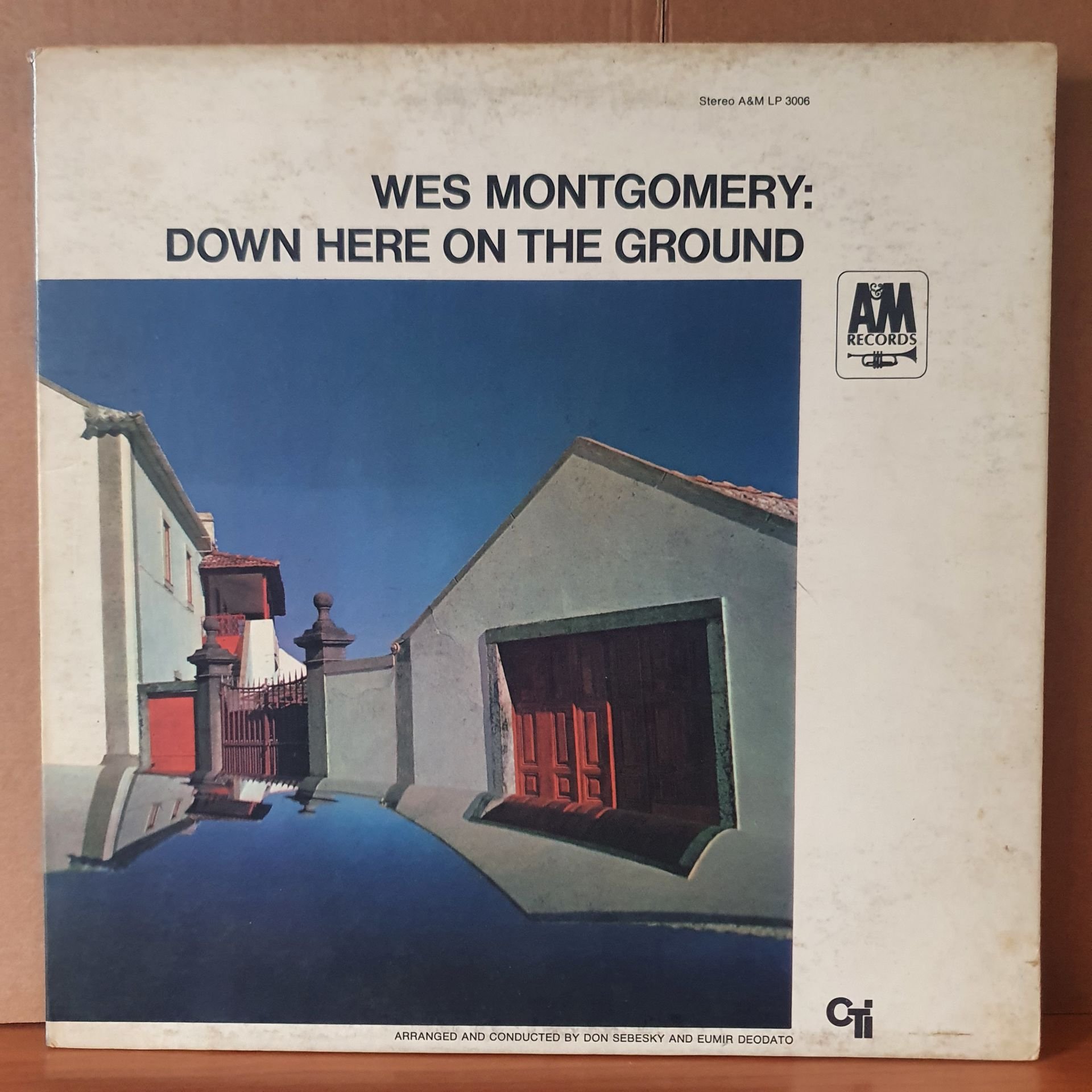 WES MONTGOMERY - DOWN HERE ON THE GROUND (1968) - LP 2.EL PLAK