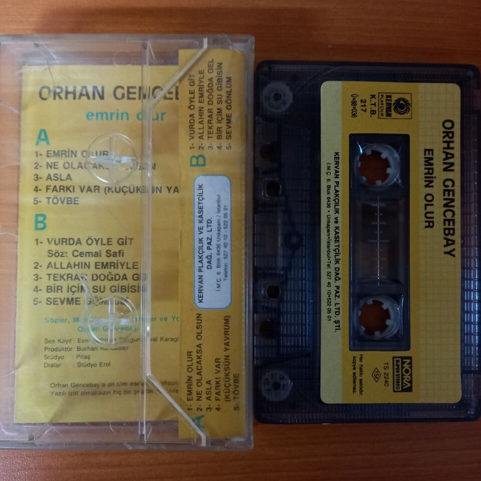 ORHAN GENCEBAY - EMRİN OLUR (1988) - KASET 2.EL
