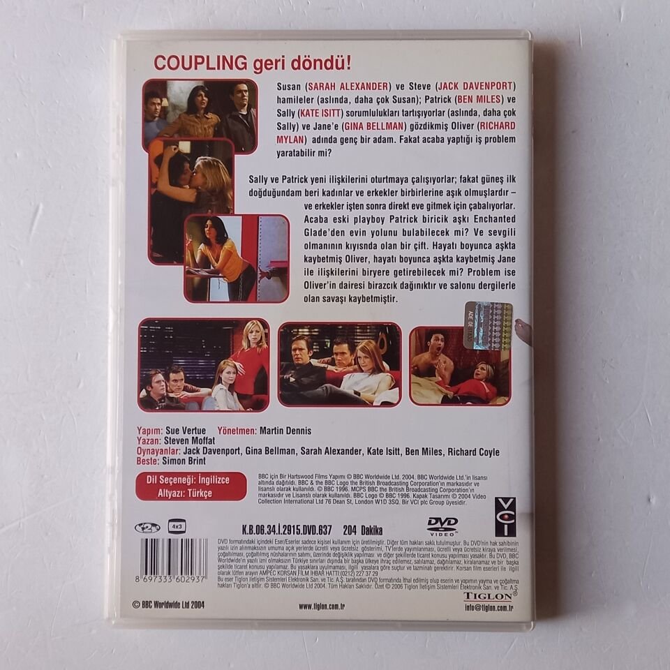 COUPLING / DÖRDÜNCÜ SEZONUN TAMAMI - DVD 2.BÖLGE 2.EL