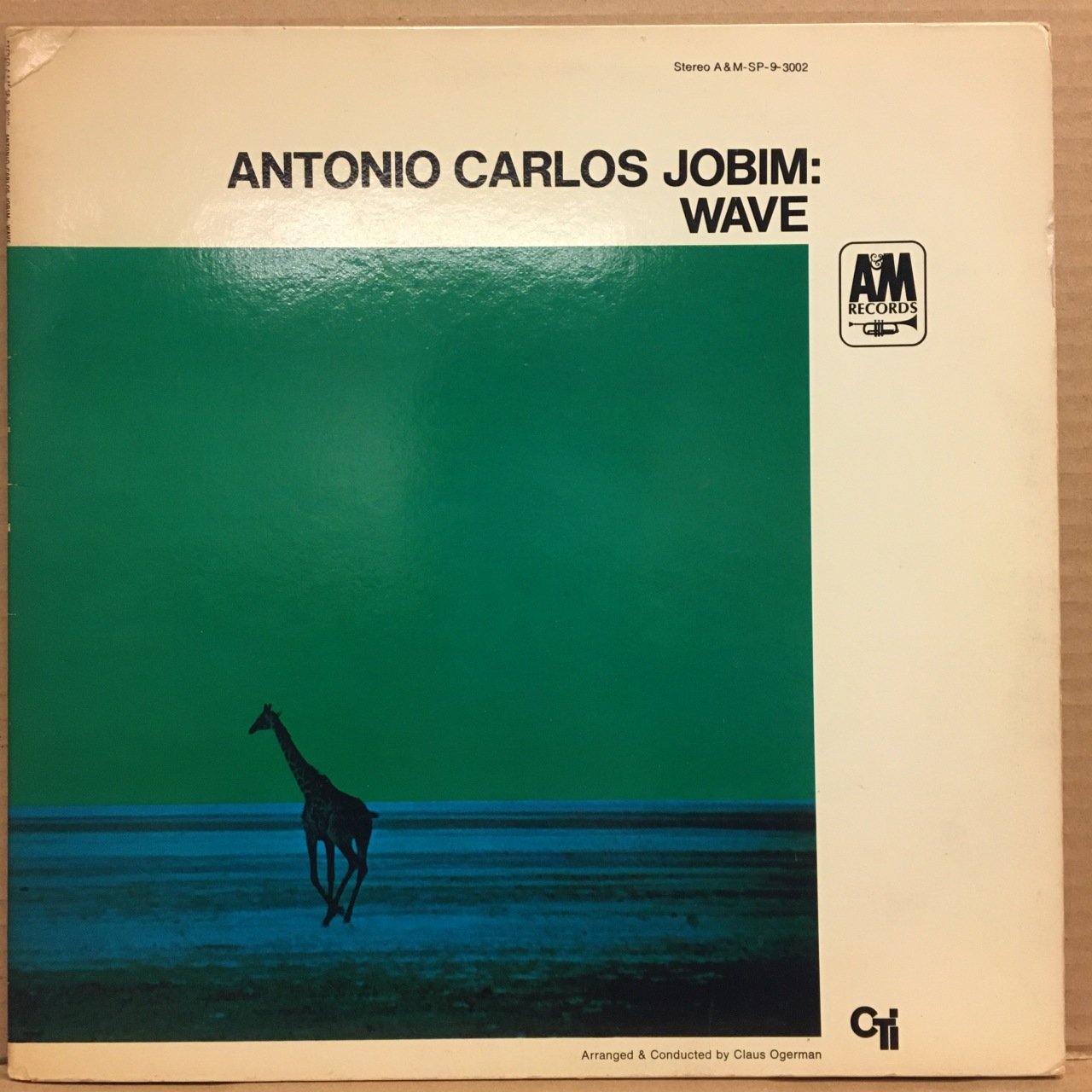 ANTONIO CARLOS JOBIM - WAVE (1967)1983 REISSUE 2.EL PLAK