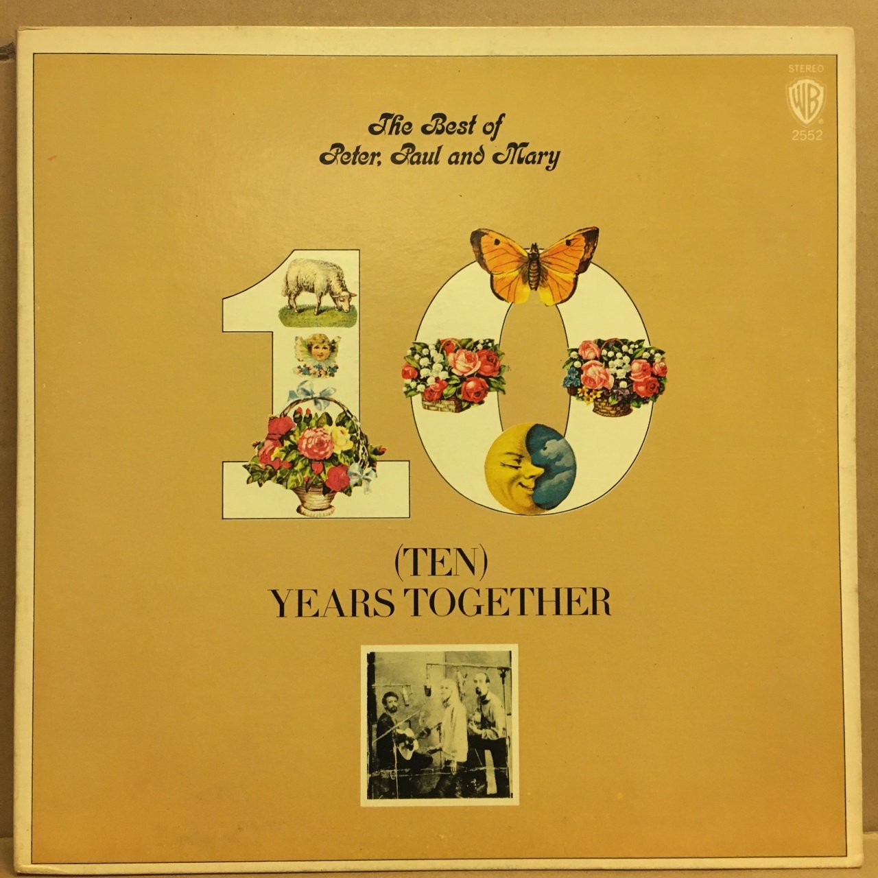 PETER, PAUL AND MARY - THE BEST OF (TEN) YEARS TOGETHER (1970) - LP 2.EL PLAK