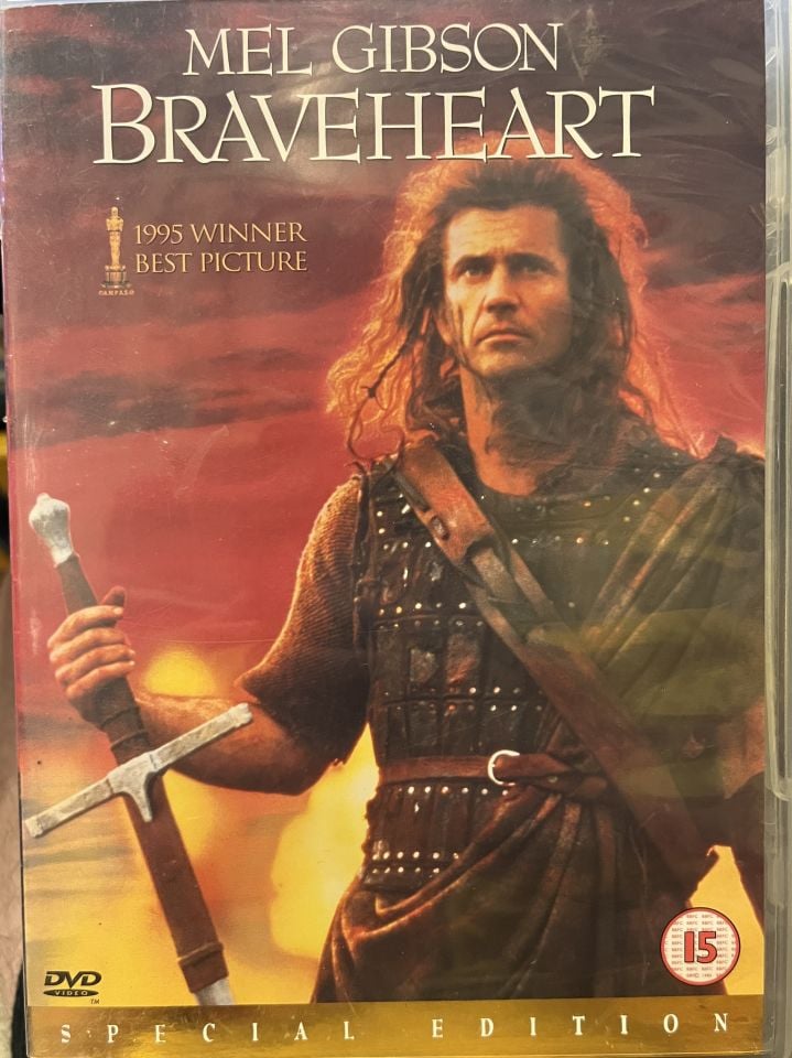 BRAVEHEART - MEL GIBSON - DVD 2.EL TÜRKÇE ALTYAZI YOKTUR