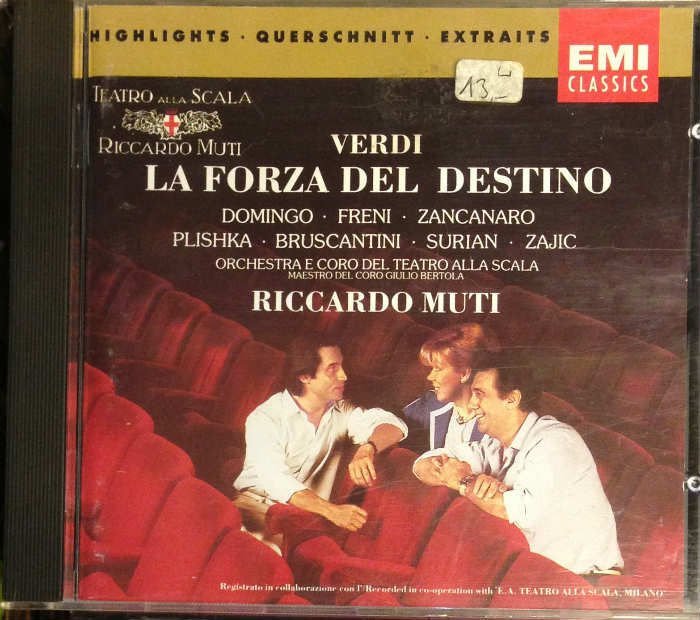 VERDI LA FORZA DEL DESTINO CD 2.EL DOMINGO