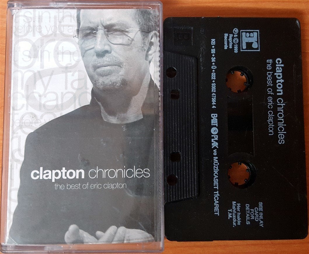ERIC CLAPTON - CLAPTON CHRONICLES / THE BEST OF ERIC CLAPTON  (1999) CASSETTE MADE IN TURKEY ''USED''