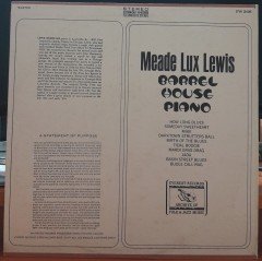 MEADE LUX LEWIS - BARREL HOUSE PIANO - PLAK 2.EL