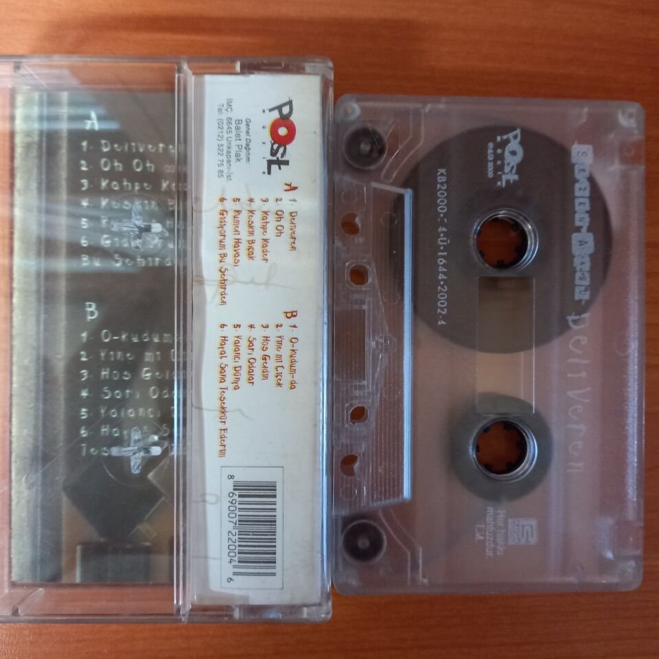 SEZEN AKSU - DELİVEREN (2000) - KASET 2.EL