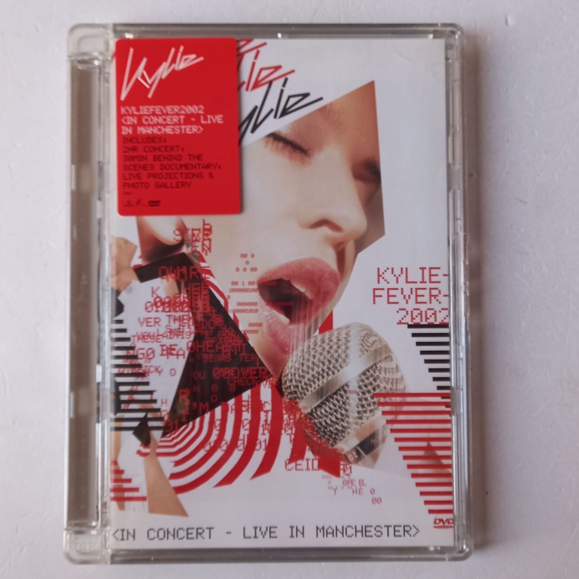 KYLIE – KYLIEFEVER2002 / IN CONCERT LIVE IN MANCHESTER (2002) - DVD JEWEL CASE 2.EL