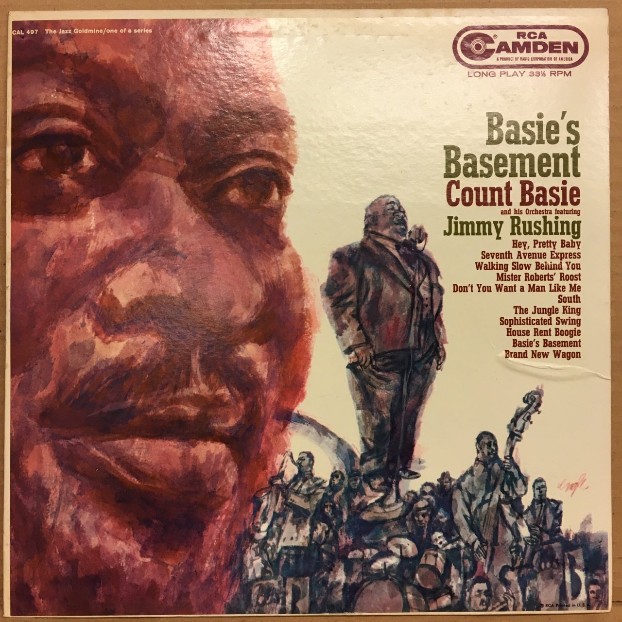 COUNT BASIE & HIS ORCHESTRA feat. JIMMY RUSHING - BASIE'S BASEMENT 1959 2.EL PLAK