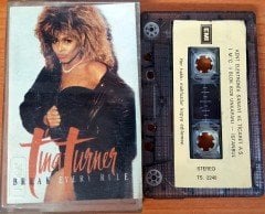 TINA TURNER - BREAK EVERY RULE CASSETTE MADE IN TURKEY ''USED'' PAPER LABEL