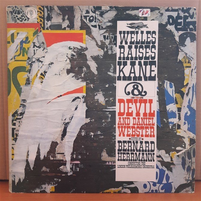 WELLES RAISES KANE & DEVIL AND DANIEL WEBSTER, LONDON PHILHARMONIC ORCHESTRA (1968) - LP 2.EL PLAK
