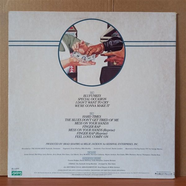 MILLIE JACKSON – HARD TIMES (1982) - LP 2.EL PLAK