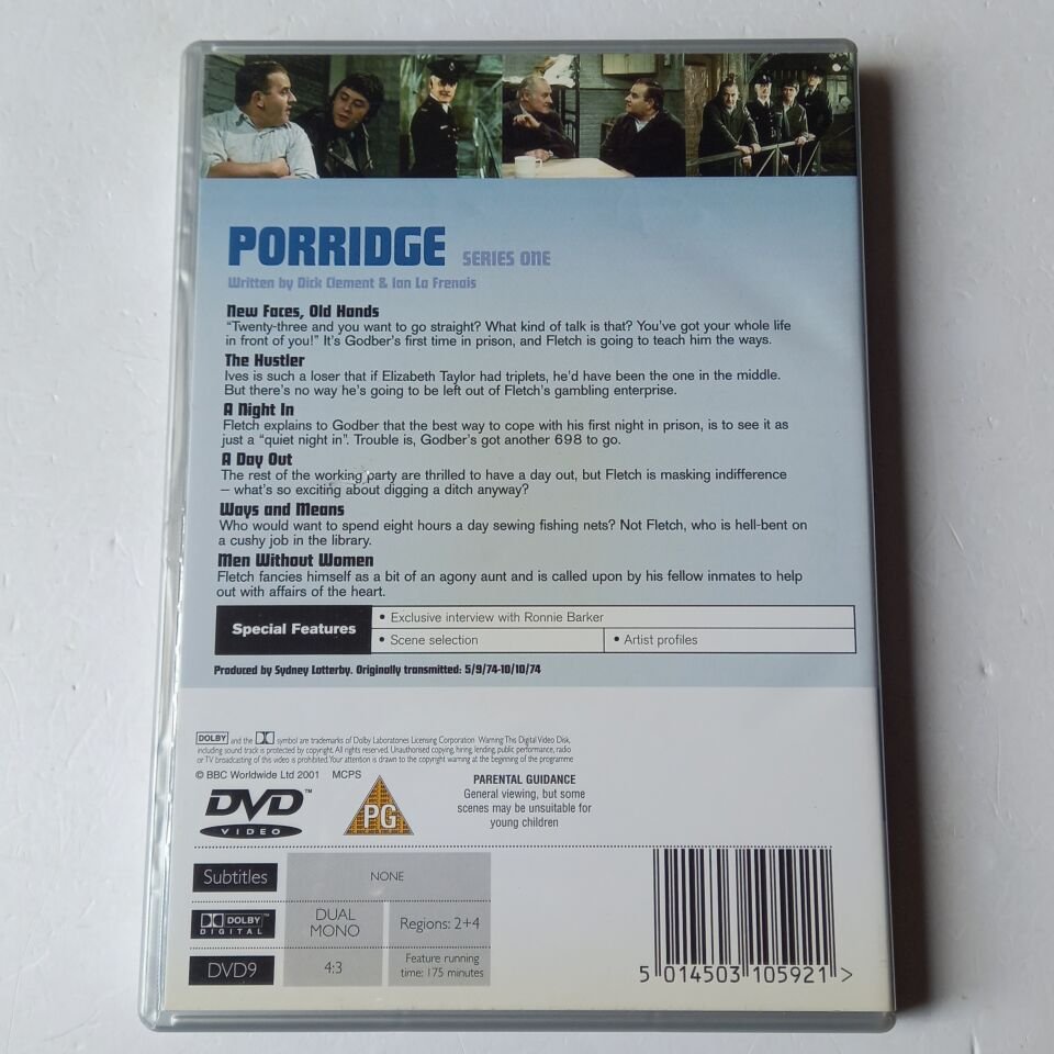 PORRIDGE - SERIES ONE - DVD 2.EL