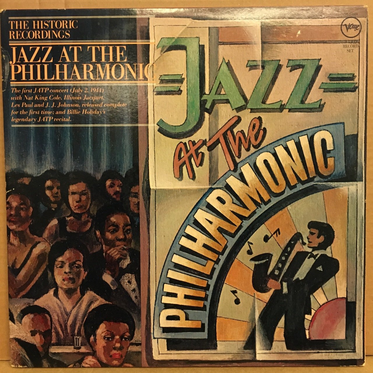 JAZZ AT THE PHILHARMONIC THE HISTORIC RECORDINGS BILLIE HOLIDAY NAT KING COLE  2.EL 2PLAK