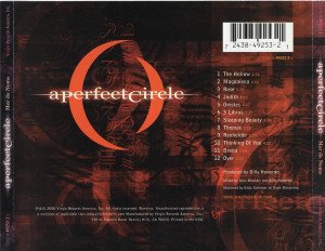 A PERFECT CIRCLE - MER DE NOMS (2000) - CD SIFIR