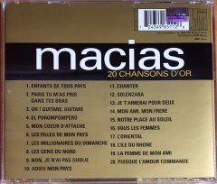 ENRICO MACIAS - 20 CHANSONS D'OR (1998) EMI CD 2.EL