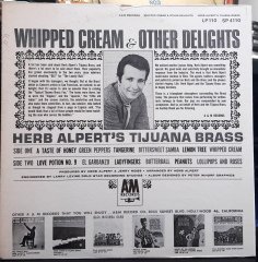HERB ALPERT & TIJUANA BRASS - WHIPPED CREAM & OTHER DELIGHTS - PLAK 2.EL