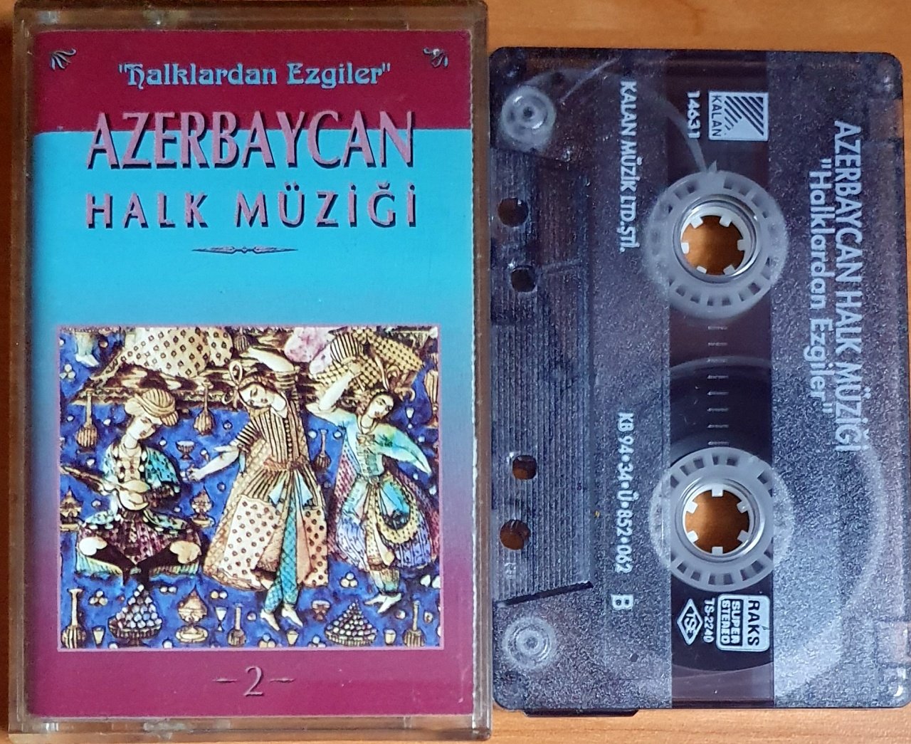AZERBAYCAN HALK MÜZİĞİ / HALKLARDAN EZGİLER (1994) - KASET KALAN MÜZİK 2.EL
