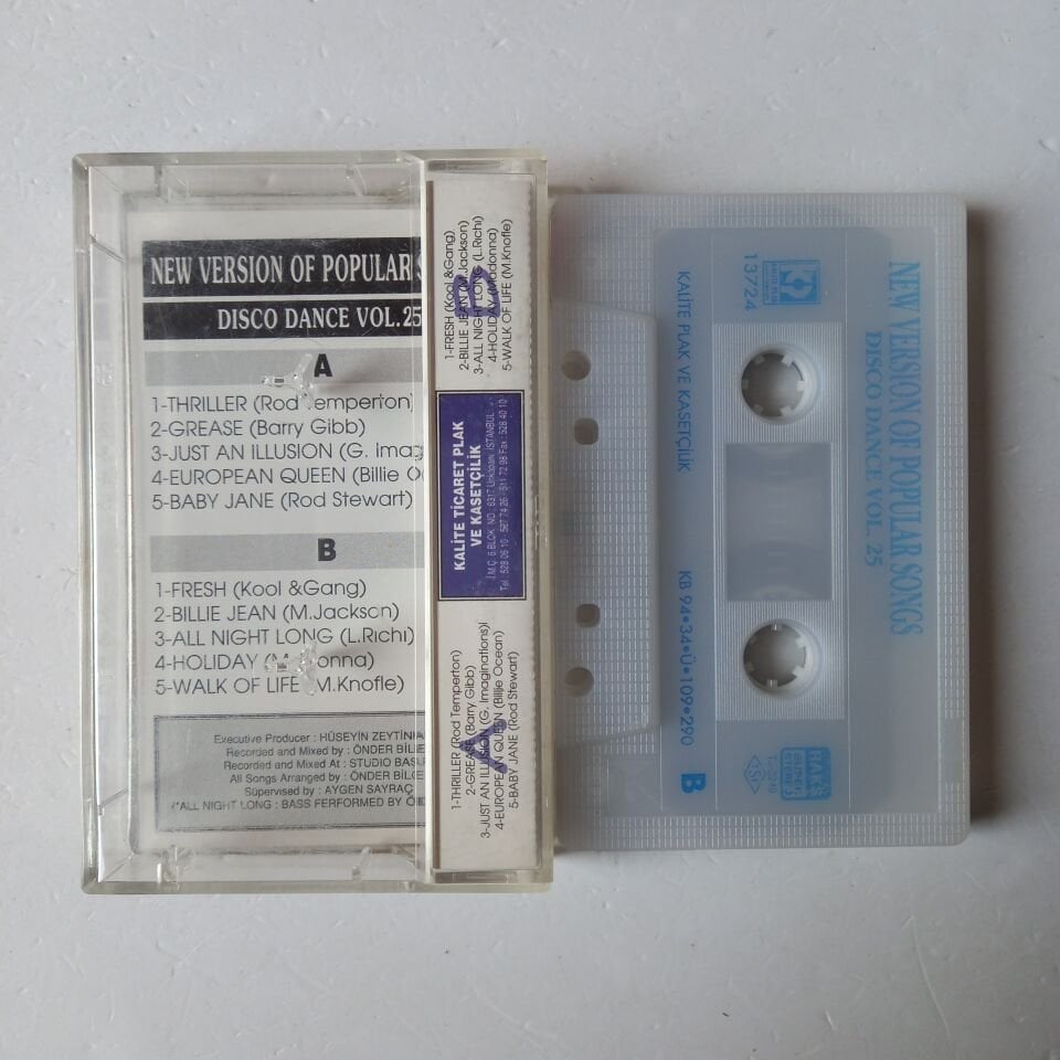 NEW VERSION OF POPULAR SONGS / DISCO DANCE VOL.25 (1994) - KASET 2.EL