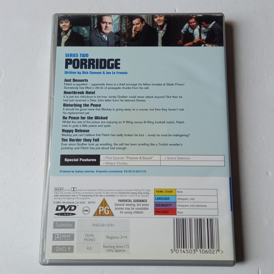 PORRIDGE - SERIES TWO - DVD 2.EL