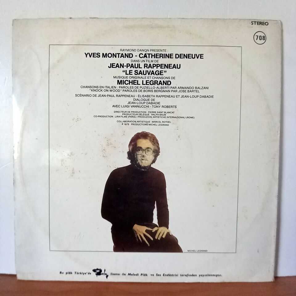 MICHEL LEGRAND – LE SAUVAGE (1976) - YERLİ BASKI LP 2.EL PLAK
