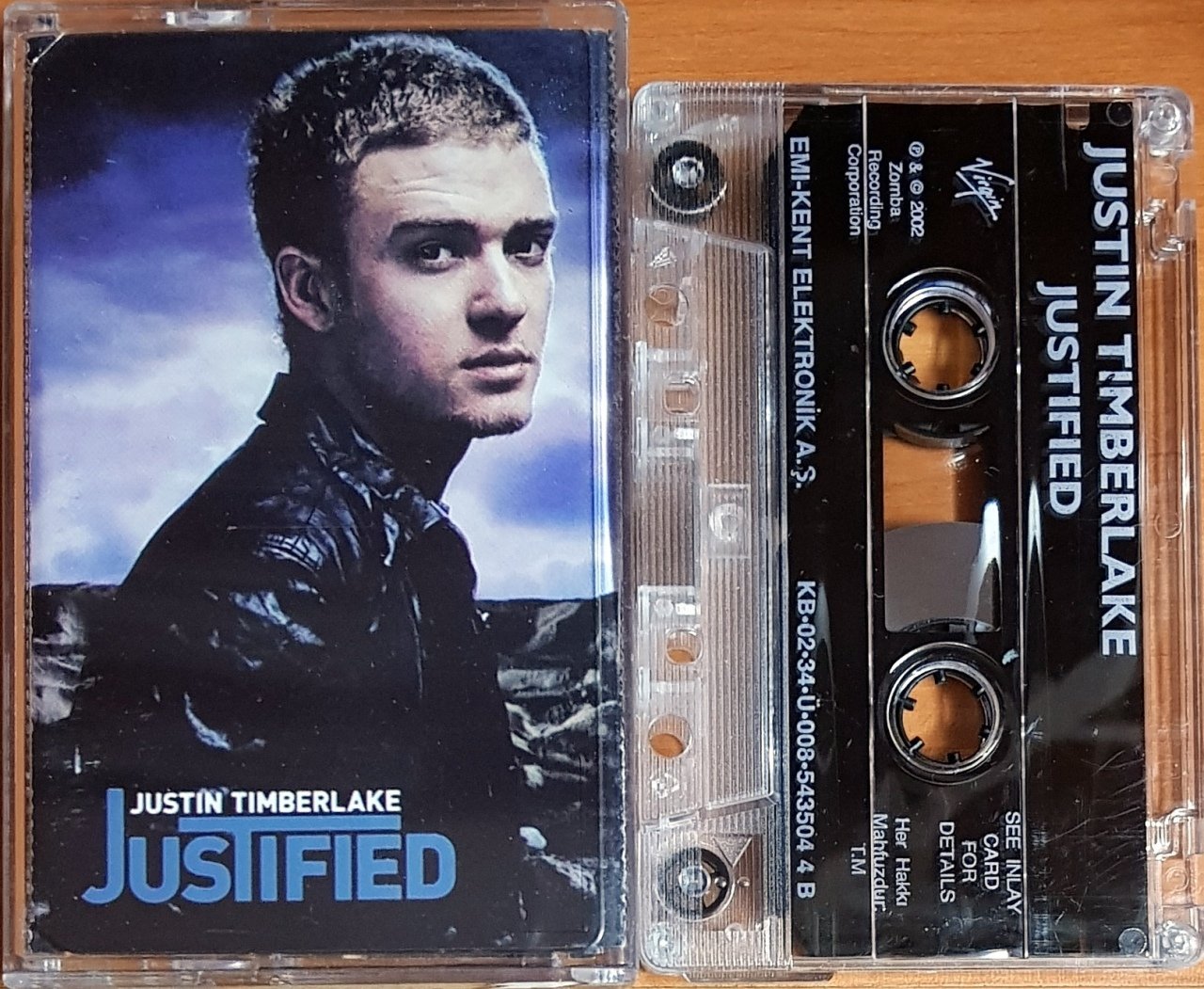 JUSTIN TIMBERLAKE - JUSTIFIED (2002) KENT KASET 2.EL
