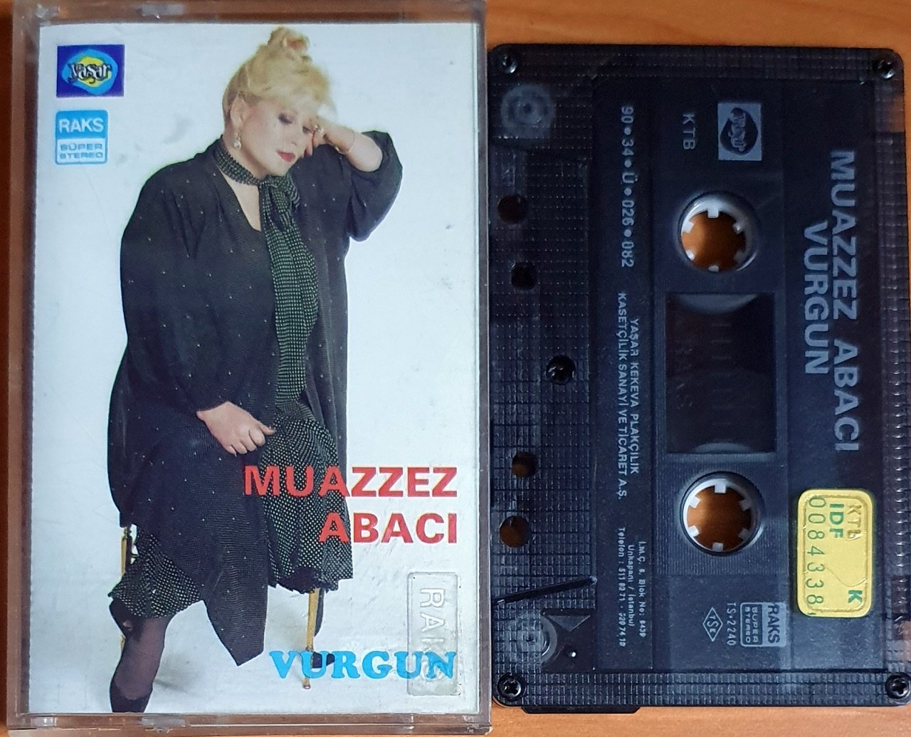 MUAZZEZ ABACI - VURGUN (1990) - KASET 2.EL