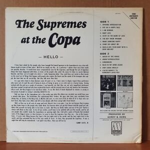 THE SUPREMES - AT THE COPA (1981) - LP 2.EL PLAK