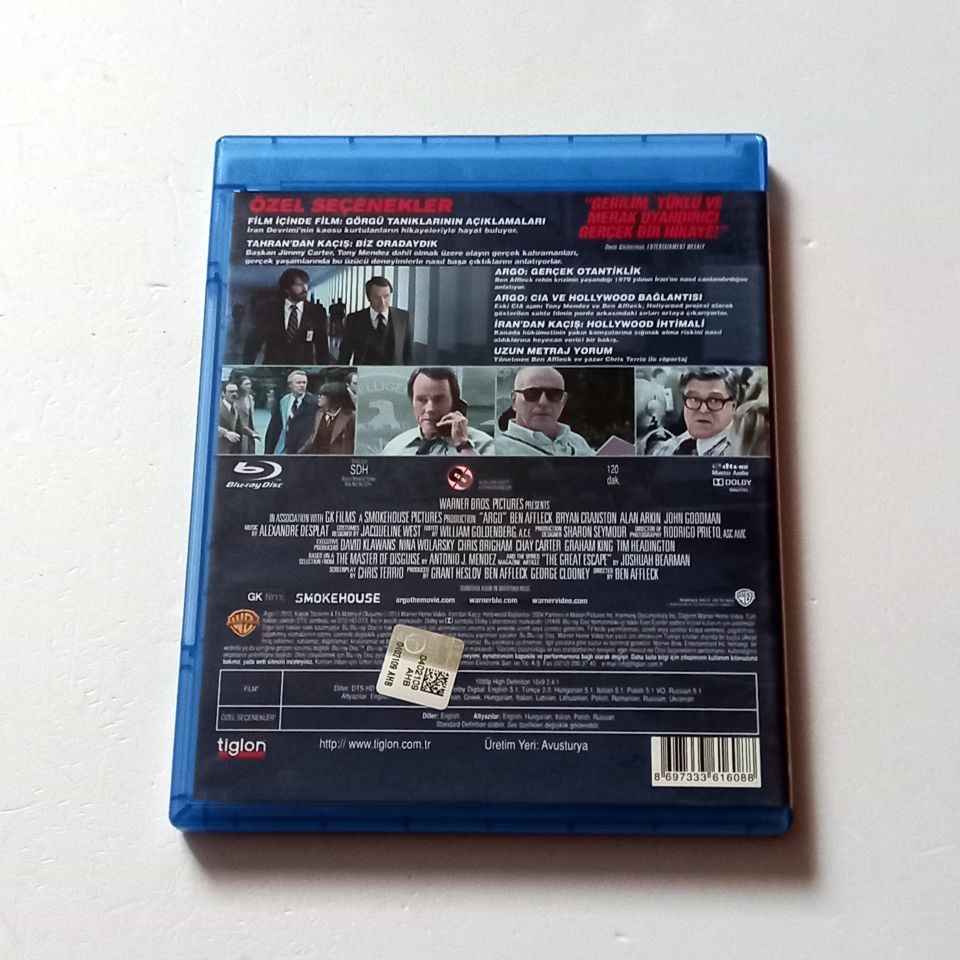OPERASYON: ARGO / ARGO - BEN AFFLECK, BRYAN CRANSTON, ALAN ARKIN - YÖN.: BEN AFFLECK - BLU-RAY 2.EL