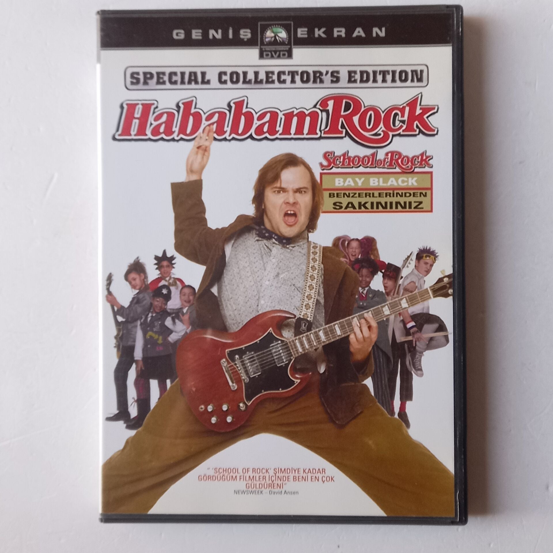 HABABAM ROCK / SCHOOL OF ROCK - RICHARD LINKLATER, JACK BLACK - DVD 2.BÖLGE 2.EL
